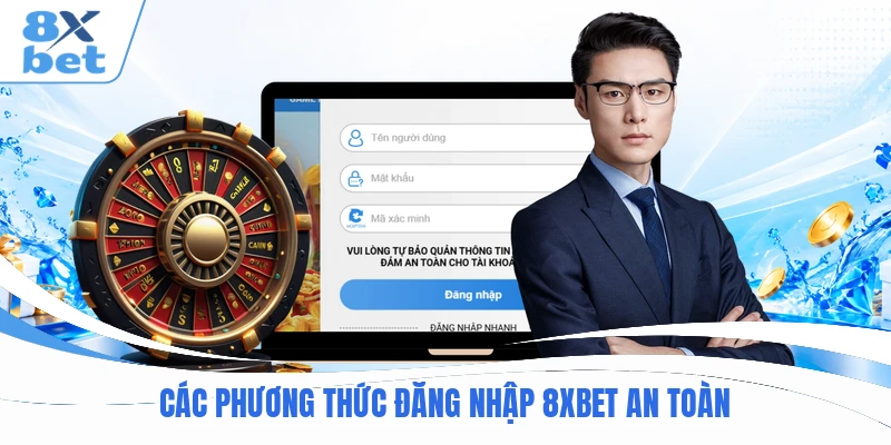 Các phương thức đăng nhập 8XBET an toàn Các phương thức đăng nhập 8XBET an toàn